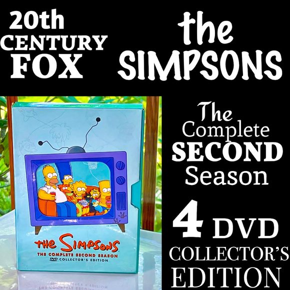 ⭐️HP⭐THE SIMPSONS▪️20th CENTURY FOX▪️The Complete 2nd Season Collector's Edition - Picture 1 of 10